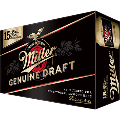 Miller Genuine Draft Can
