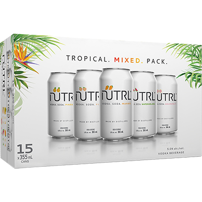 G AND W - NUTRL VODKA SODA TROPICAL MIXED 15 CAN