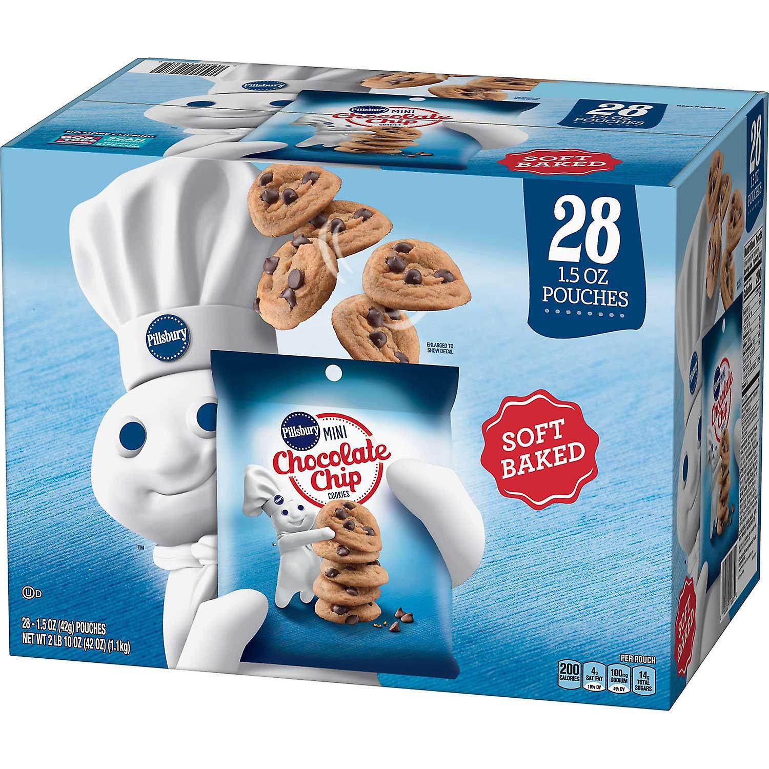 PILLSBURY SOFT BAKED CHIP COOKIE 28 x 42g