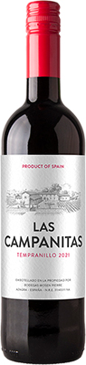 VINO DE LA TIERRA TEMPRANILLO - LAS CAMPANITAS