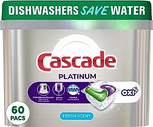 CASCADE PLATINUM PLUS DISHWASHER DETERGENT 81TABS