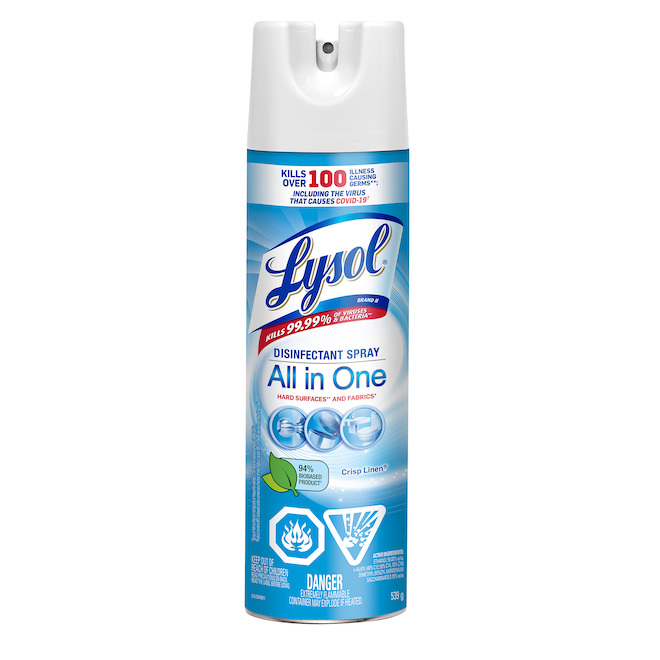 LYSOL DISINFECTANT CRISP LINEN 2 x 539g