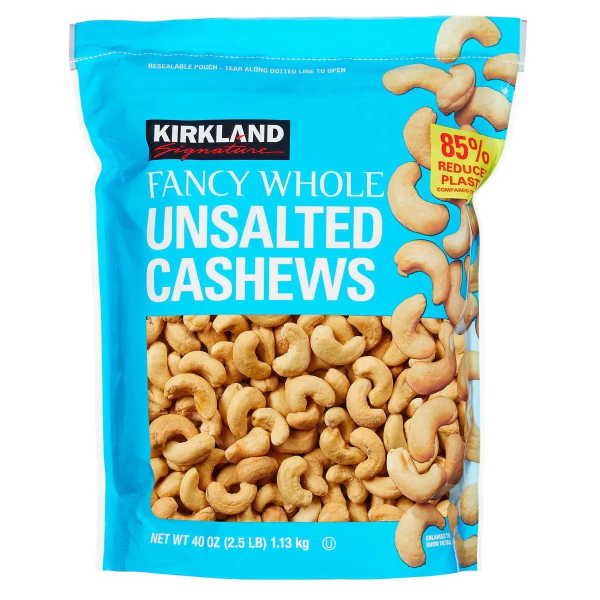 Kirkland Signature Unsalted Cashews 1.13kg