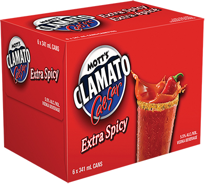 MOTT'S CLAMATO - CAESAR EXTRA SPICY