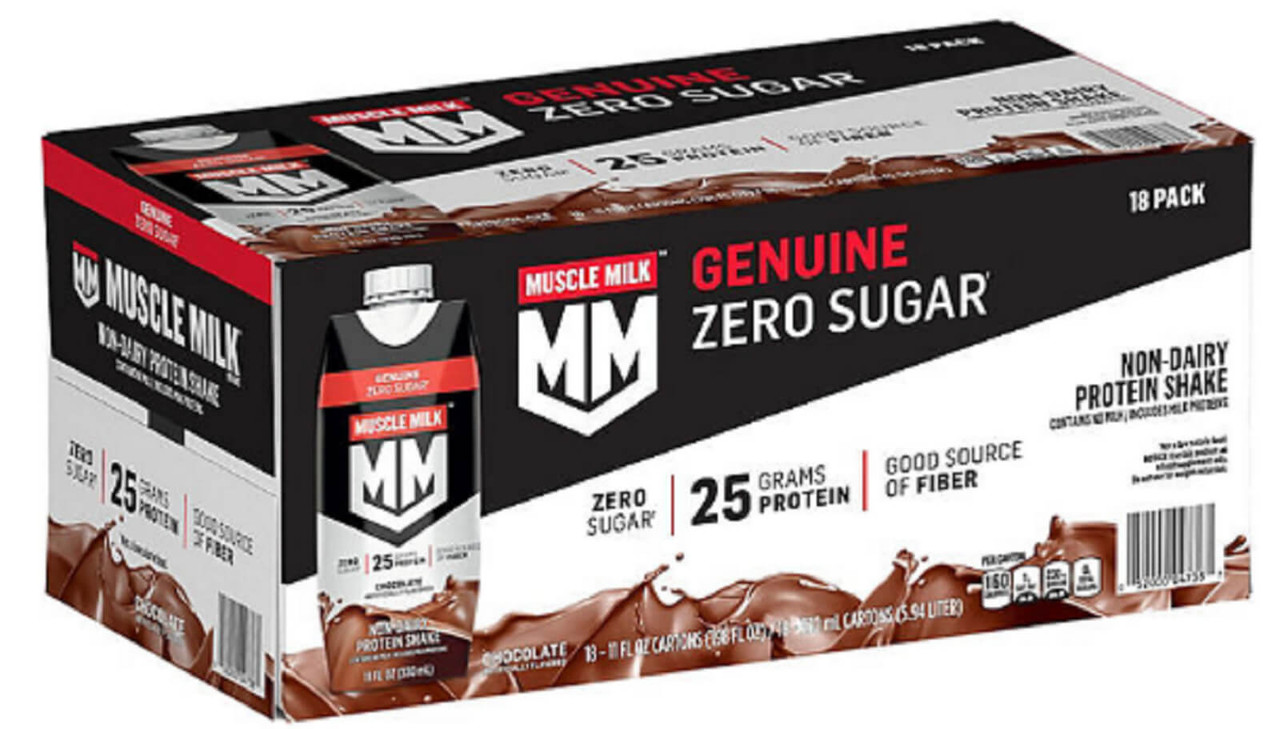 MUSCLE MILK PROTEIN CHOCOLATE SHAKE 18x330ml