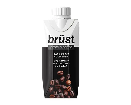 BRUST DARK ROAST PROTEIN COFFEE 18x330ml
