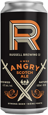 RUSSELL BREWING - ANGRY SCOTCH ALE TALL CAN SINGLE