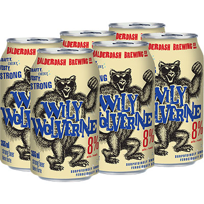 BALDERDASH BREWING - WILY WOLVERINE STRONG LAGER
