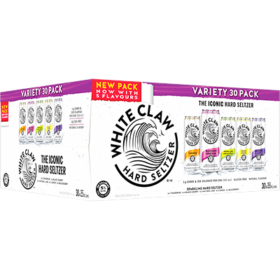 WHITE CLAW - VARIETY PACK 30 CAN
