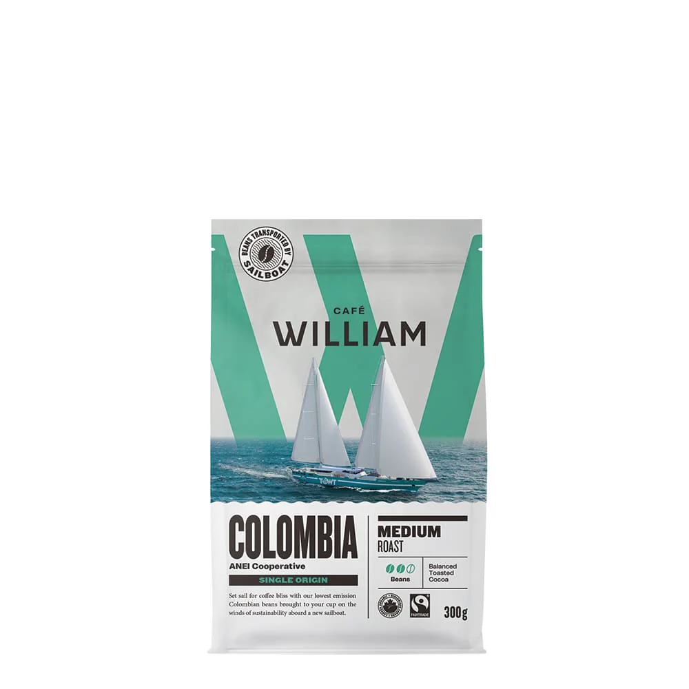 CAFE WILLIAM SAILBOAT COLOMBIAN 800g