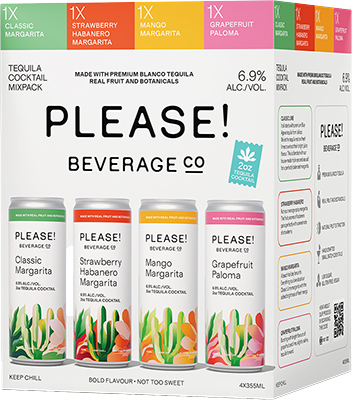 PLEASE COCKTAILS - TEQUILA MIX PACK CAN