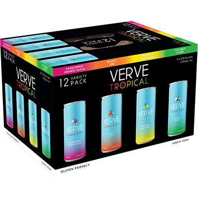 VERVE - VODKA TROPICAL MIX CAN PACK