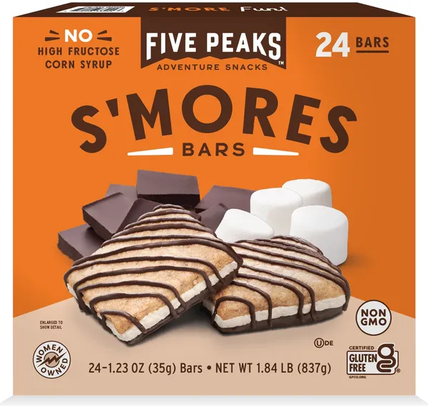 FIVE PEAKS S'MORES BARS 24x35g