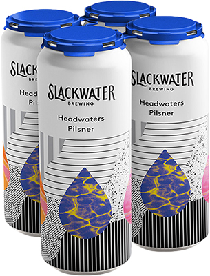 SLACKWATER BREWING - HEADWATERS PILS TALL CAN