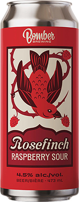 BOMBER BREWING - ROSEFINCH RASPBERY SOUR TALL CAN