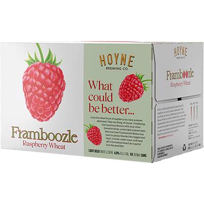 HOYNE BREWING - FRAMBOOZLE RASPBERRY WHEAT CAN