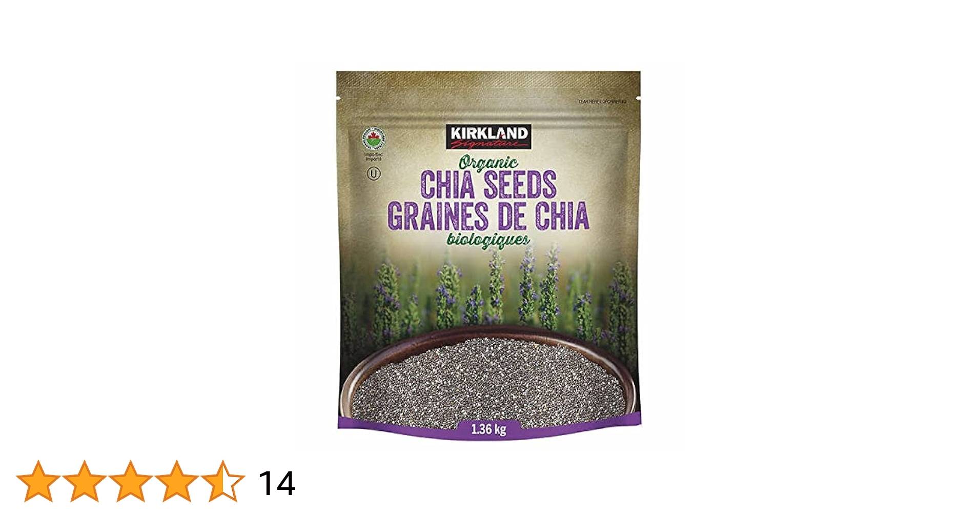 KIRKLAND SIGNATURE CHIA SEEDS 1.36kg