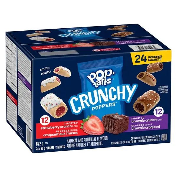 POP TARTS CRUNCHY POPPERS 24x28g