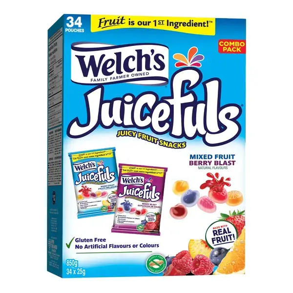 WELCH'S JUICEFULS 34x25g