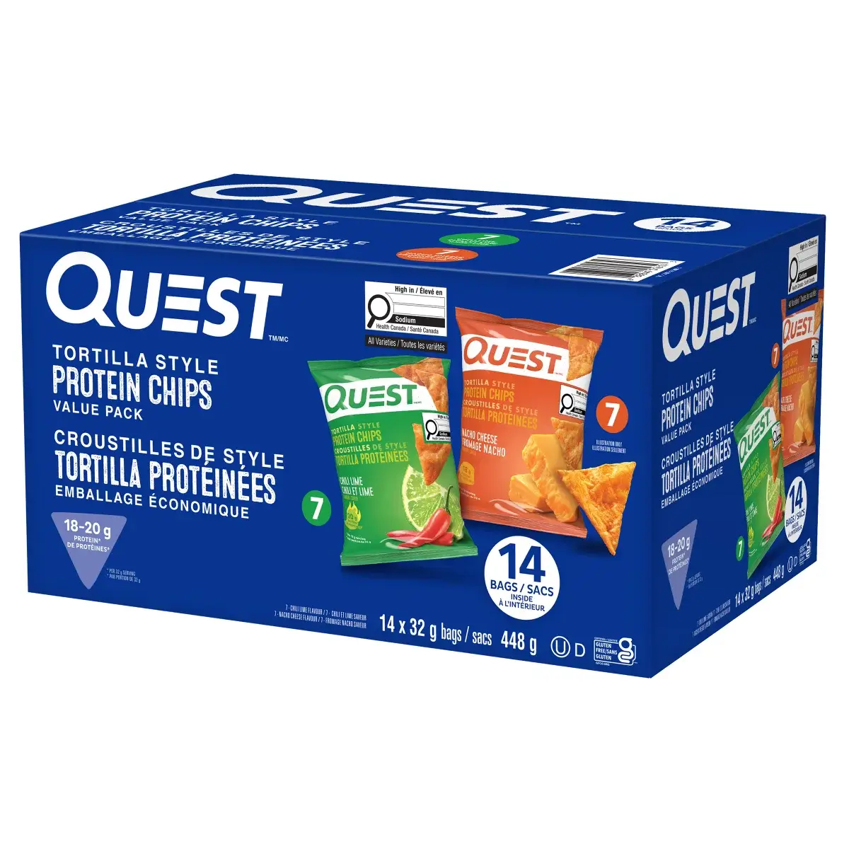 QUEST PROTEIN CHIPS 14x32g