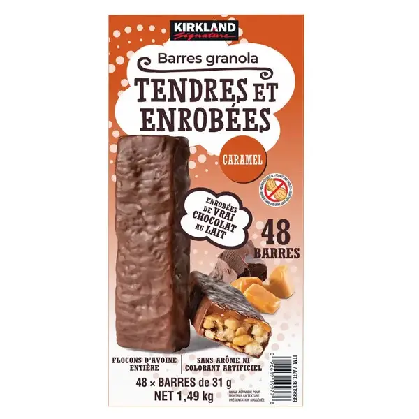 Kirkland Signature Dipped And Chewy Bars 48x31g