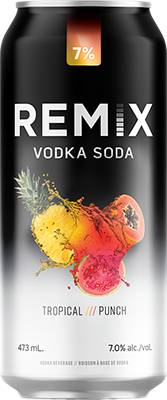 REMIX - VODKA SODA TROPICAL PUNCH TALL CAN