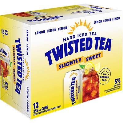 TWISTED TEA - SLIGHTLY SWEET 12 CAN