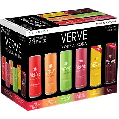 VERVE - VODKA SODA SPECIALTY MIX PACK CAN