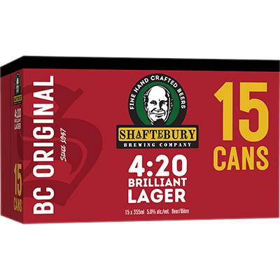 SHAFTEBURY FOUR TWENTY LAGER