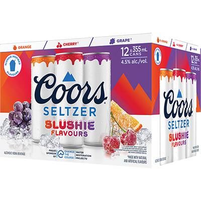 COORS SELTZER - SLUSHIE VARIETY CAN