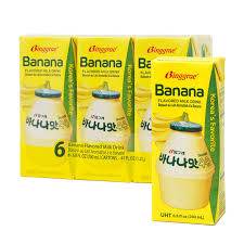 BINGGRAE BANANA FALVOUR MILK 24x200ml
