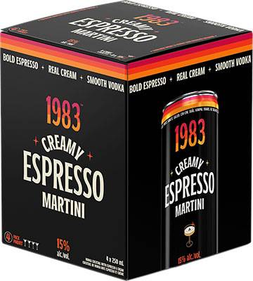 1983 - CREAMY ESPRESSO MARTINI 4 PACK CAN