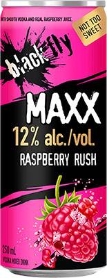 BLACK FLY - MAXX RASPBERRY RUSH CAN