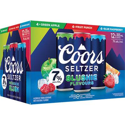 COORS SELTZER - SLUSHIE 7.0 VARIETY PACK CAN