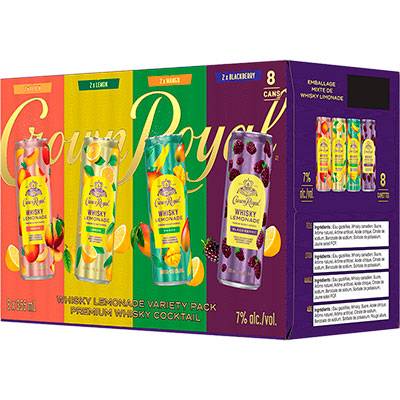 CROWN ROYAL - WHISKY LEMONADE VARIETY PACK CAN