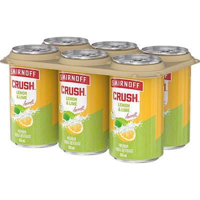 SMIRNOFF CRUSH - LEMON AND LIME CAN