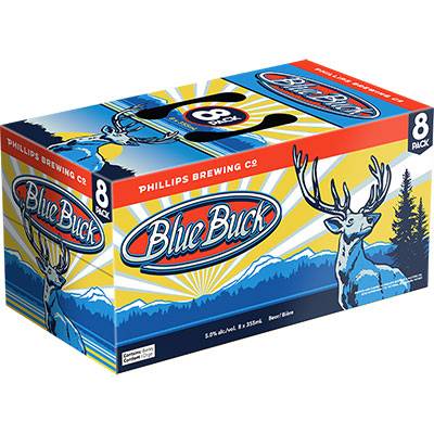 PHILLIPS BREWING - BLUE BUCK ALE CAN