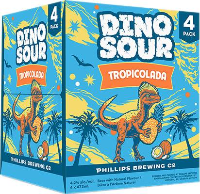PHILLIPS BREWING - DINOSOUR TROPICOLADA TALL CAN