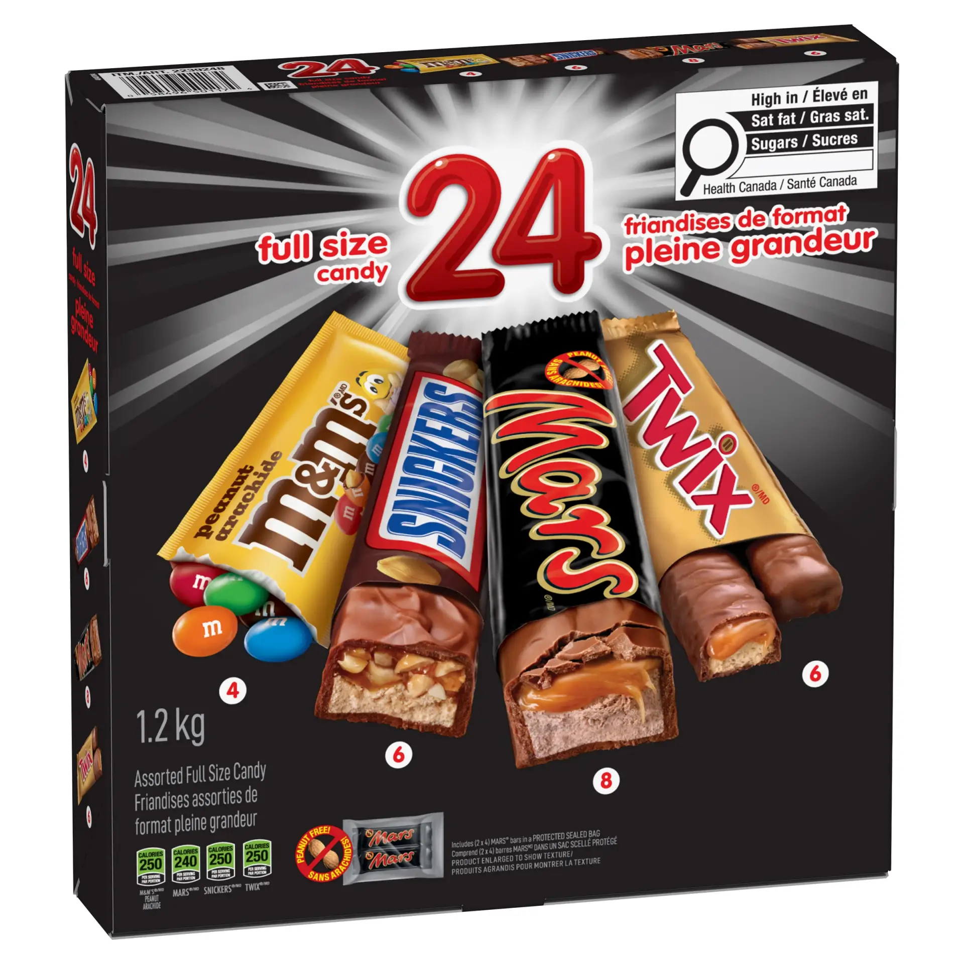 MARS ASSORTED BARS 1.2kg