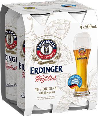 ERDINGER - WEISSBIER TALL CAN